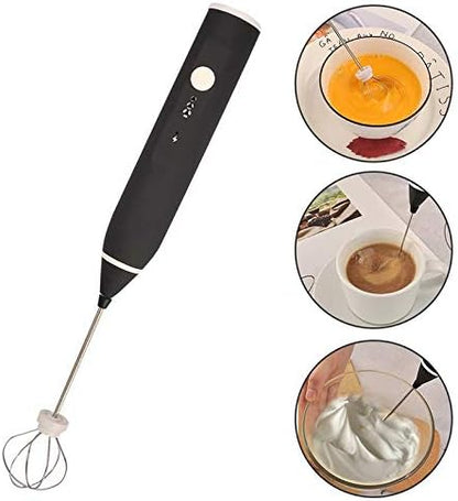 Electric Milk Frother & Hand Whisk ☕🍳