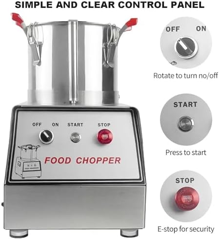 Electric Commercial Food Processor – Multi-Function Kitchen Appliance