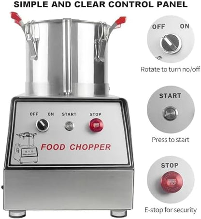 Electric Commercial Food Processor – Multi-Function Kitchen Appliance