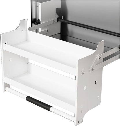 Pull-Down Kitchen Organizer 🏠🍽️ Space-Saving Storage Rack