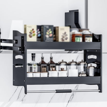 Pull-Down Kitchen Cabinet Organizer 🍽️🧰 Space-Saving Rack