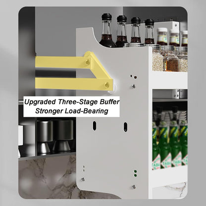 Pull-Down Kitchen Organizer 🏠🍽️ Space-Saving Storage Rack