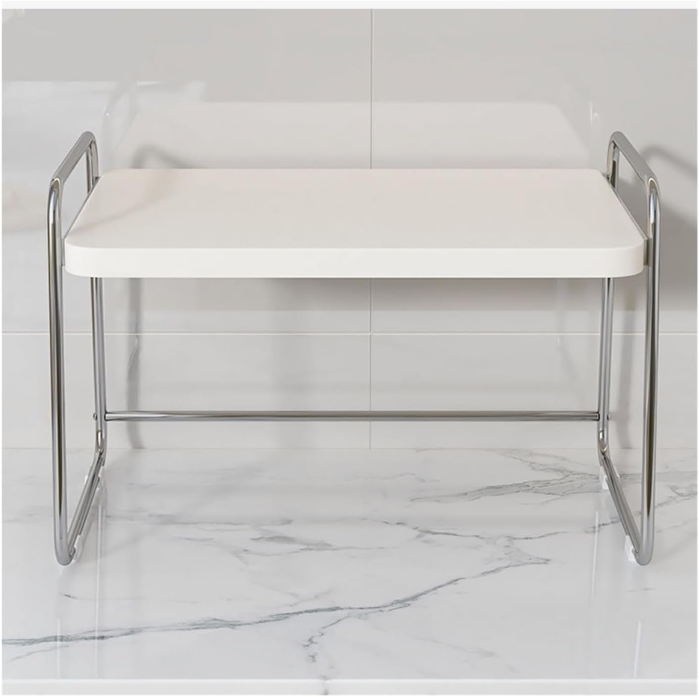 Stainless Steel Microwave Pull-Out Storage Rack 🍴🏡