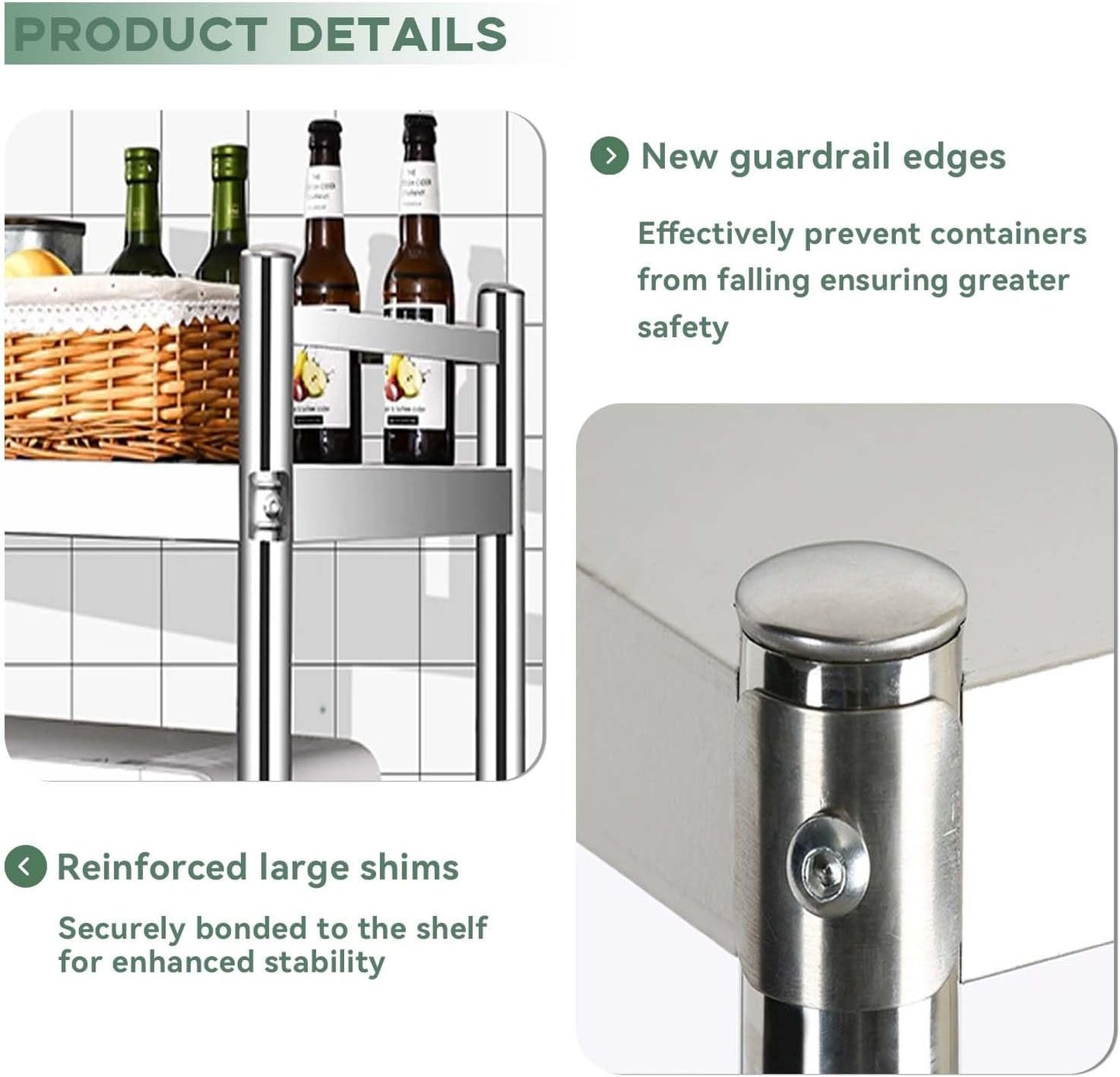 Stainless Steel Kitchen Work Table 🍴🏡 Heavy Duty Prep Table