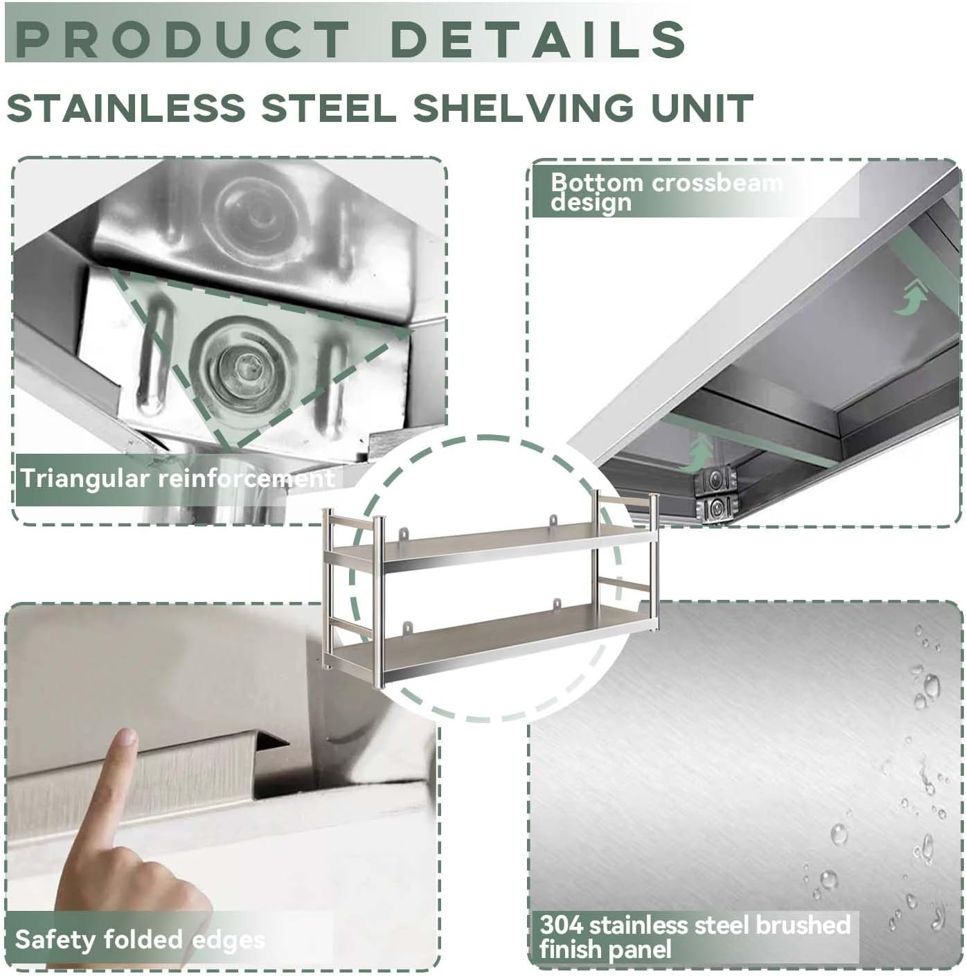 Stainless Steel Kitchen Work Table 🍴🏡 Heavy Duty Prep Table