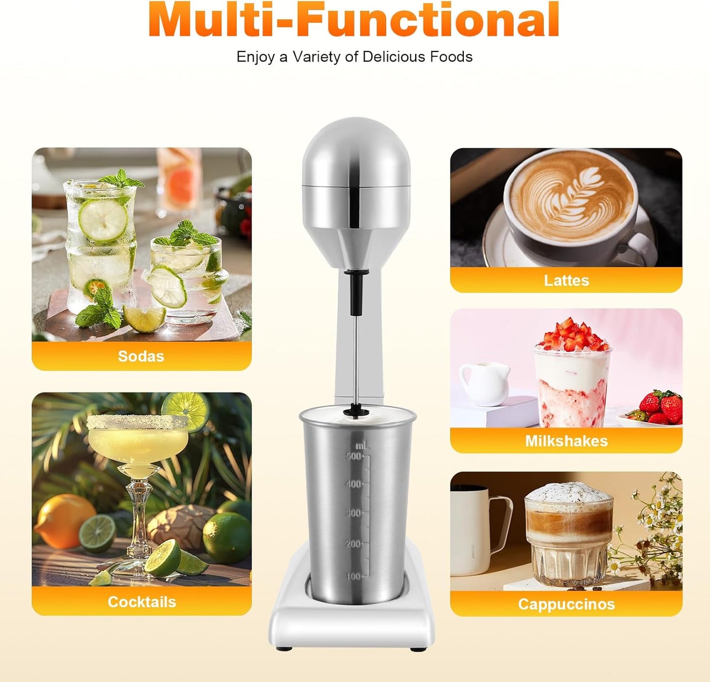 Electric Milkshake Mixer 🥤⚡